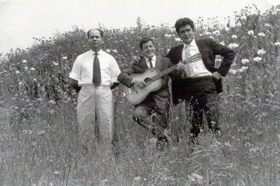 Mi Padre en Alemani, con unos Amigos, Descansen en Paz los tres