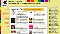 P&aacute;gina Web Federaci&oacute;n estatal de Lesbianas gays 